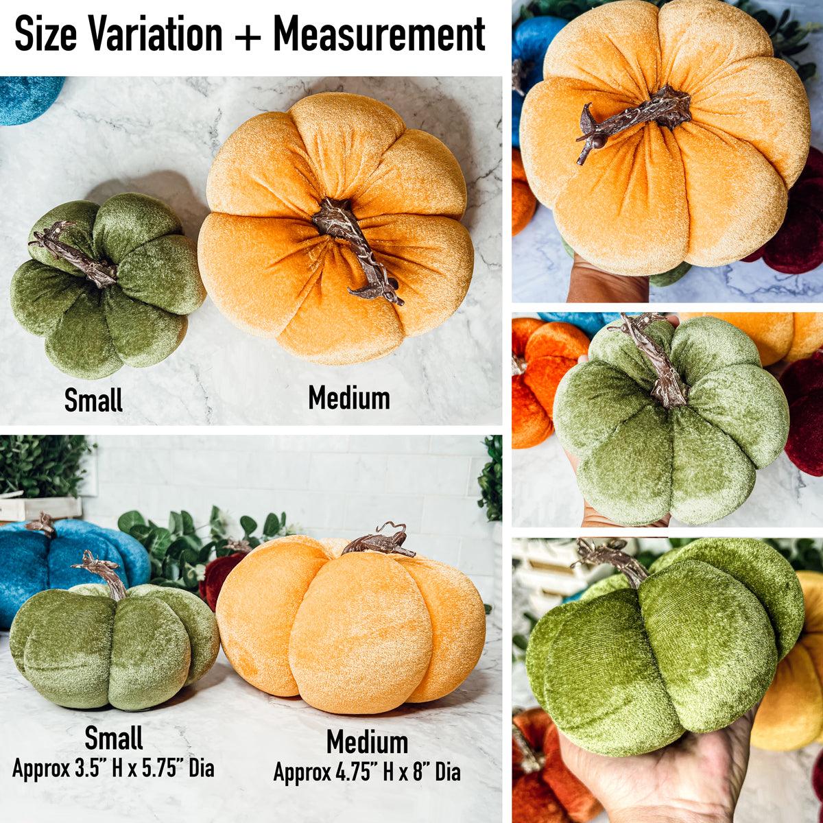 Velvet Pumpkins with real stem
super soft pumpkins
velvet mini pumpkin decorations